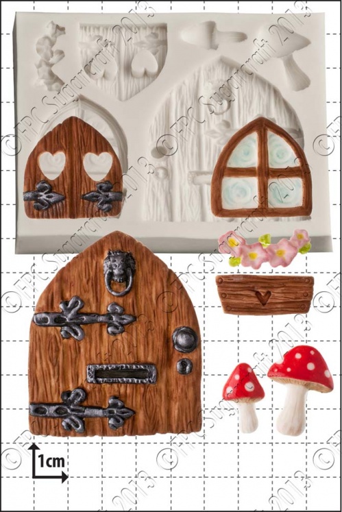 'Fairy Door & Windows' Silicone Mould